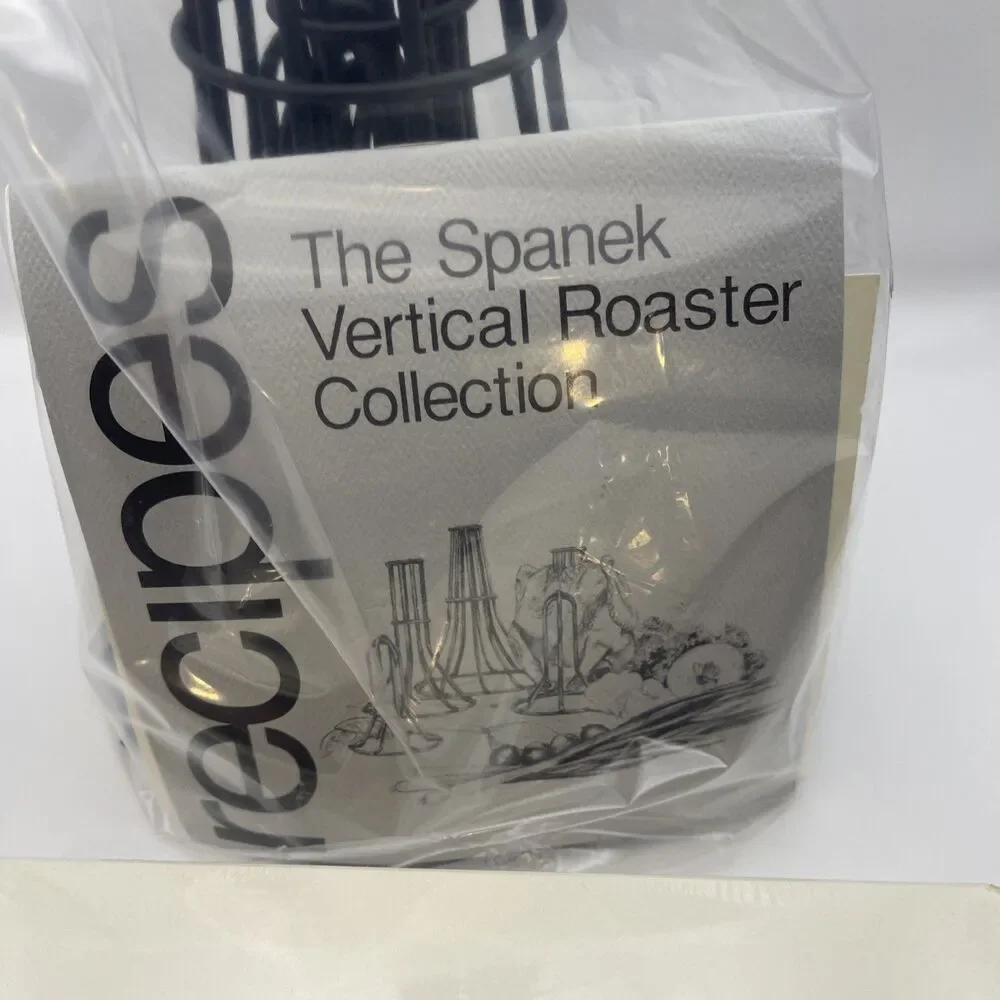 Spanek Original Vertical Roaster Collection New w/ Recipes Poultry Roast,NEW